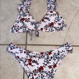 Brand new flower bathing suit bikini